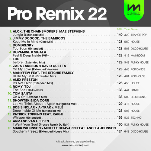 Mastermix Pro Remix 22 Back.jpg