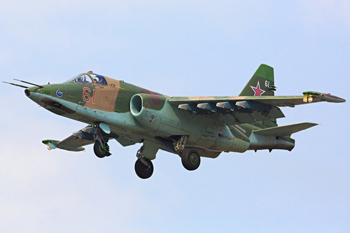 Sukhoi Su 25 of the Russian Air Force landing at Vladivostok 8683076150.jpg