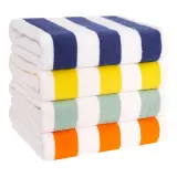 AmericanSoftLinen 100 Cotton4PackBeachTowels MixColor 1 1800x1800