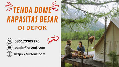Selamat datang di tempat yang sempurna untuk petualangan alam terbuka Anda! Tersedia sekarang, Tenda Dome Kapasitas Besar di Depok yang luas dan nyaman ini akan membuat pengalaman berkemah Anda menjadi luar biasa. Dengan kapasitas besar, tenda ini cocok untuk keluarga besar, grup petualangan, atau acara khusus.

Fitur Utama:

Kapasitas Besar: Dengan ruang yang cukup untuk menampung hingga 10 orang, tenda ini sempurna untuk berkumpul bersama teman dan keluarga.
Kualitas Premium: Tenda ini terbuat dari bahan tahan air dan tahan angin berkualitas tinggi, sehingga Anda dapat merasa aman dan nyaman dalam berbagai kondisi cuaca.
Lokasi Strategis: Terletak di Depok, Anda akan menemukan diri Anda dekat dengan berbagai destinasi alam terbuka yang menakjubkan.
Kenyamanan: Dibekali dengan fasilitas yang memadai, termasuk kasur udara, lampu camping, dan ruang penyimpanan, tenda ini dirancang untuk kenyamanan maksimal Anda.
Jangan lewatkan kesempatan ini untuk merasakan petualangan luar biasa di Depok! Hubungi kami sekarang di [085173309170] atau email ke [admin@urtent.com] untuk informasi lebih lanjut dan pemesanan. Temukan keindahan alam sambil tidur nyenyak di Tenda Dome Kapasitas Besar kami. Tunggu apa lagi? Jadikan liburan Anda tak terlupakan!