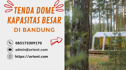 Selamat datang di tempat terbaik untuk menyewa Tenda Dome Kapasitas Besar di Bandung! Kami menawarkan solusi sempurna untuk acara-acara besar Anda. Tenda kami memiliki kapasitas yang luas, cocok untuk pesta, pernikahan, konser, dan banyak lagi.

?️ Tenda Dome Kapasitas Besar
? Lokasi: Bandung, Jawa Barat
? Kapasitas: Cocok untuk hingga 500 orang
? Hubungi kami: WA 085173309170
? Email: admin@urtent.com

Kami menyediakan tenda berkualitas tinggi yang kokoh dan tahan terhadap cuaca, sehingga Anda dapat merencanakan acara outdoor tanpa khawatir tentang kondisi cuaca. Dengan kapasitas yang besar, Anda dapat mengundang semua teman dan keluarga Anda untuk berpartisipasi dalam momen istimewa Anda.

Jangan ragu untuk menghubungi kami melalui WhatsApp di 085173309170 atau email ke admin@urtent.com untuk informasi lebih lanjut, penawaran harga, dan pemesanan. Jadikan acara Anda berkesan dengan Tenda Dome Kapasitas Besar kami di Bandung!