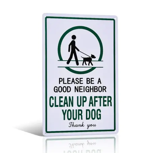 Please be a good neighbor clean up after your dog Art Poster House Office Restaurant Bar.jpg 640x640.webp