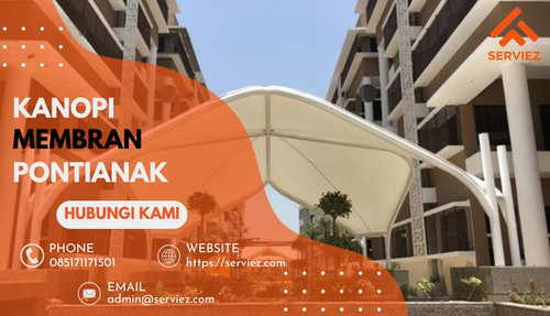 Kanopi Membran Pontianak: Sentuhan Modern untuk Kenyamanan Berkualitas

Gambar ini memperlihatkan desain terkini dari Kanopi Membran di Pontianak, menggabungkan keindahan dan kepraktisan dalam satu paket yang mengagumkan. Dengan teknologi terkini, Kanopi Membran Pontianak menawarkan penampilan modern yang elegan dan fungsionalitas optimal untuk melindungi ruangan Anda dari cuaca eksternal yang berubah-ubah.

Dengan bahan berkualitas tinggi, kanopi ini tidak hanya mempercantik area eksterior, tetapi juga memberikan perlindungan optimal dari sinar matahari dan hujan. Dengan desain yang ringan dan estetika yang menarik, kanopi ini akan menjadi penambah nilai estetika yang tak terbantahkan untuk properti Anda.

Kami di Serviez siap membantu Anda mewujudkan impian memiliki Kanopi Membran Pontianak yang sempurna sesuai kebutuhan dan selera Anda. Segera konsultasikan rencana Anda dengan kami melalui WhatsApp di nomor [085173309170], atau melalui email ke [admin@serviez.com]. Kunjungi juga situs web kami di [https://serviez.com/wp-admin] untuk informasi lebih lanjut dan inspirasi desain terbaru. Ayo mulai langkah pertama menuju keindahan dan kenyamanan bersama Kanopi Membran Pontianak yang eksklusif dari Serviez!