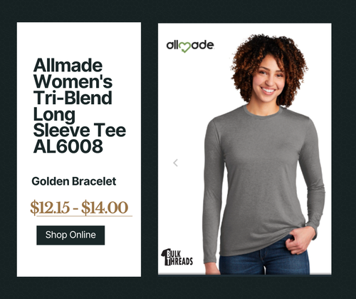 Allmade Women's Tri Blend Long Sleeve Tee AL6008.png