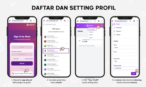 daftar akun profil