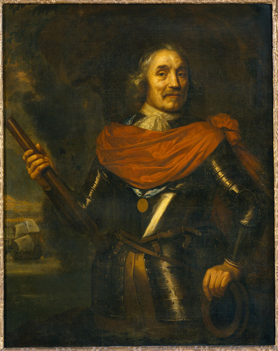 Lievens, Jan Maerten Harpertsz Tromp (1597 1653). Лейтенант адмирал, 1653, 134 cm х 101 cm, Холст, м