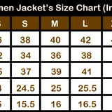 HiFacon Womens Lacy Sleeves Cafe Racer Stars Brando Biker Distressed Brown Slim Fit Moto Rider Leath