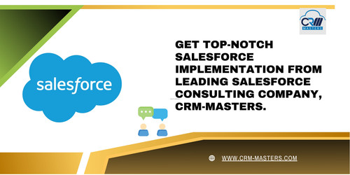 Businesses who want to implement, modify, and improve the Salesforce platform to better suit their business requirements turn to salesforce consulting companies.
Consult leading Salesforce consulting company CRM Masters, and integrate Salesforce with other platforms and apps to offer services to customers in the UK, USA, Malta, the Netherlands, India, and other countries. Click the link to know  more - https://crm-masters.com/salesforce-consulting-partners/