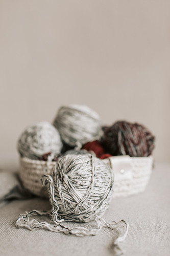 Handmade-Spinus cotton threads - material for items