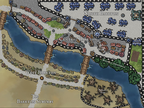 Barrton City Map