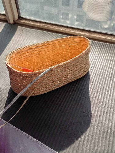 Crochet Rattan Basket