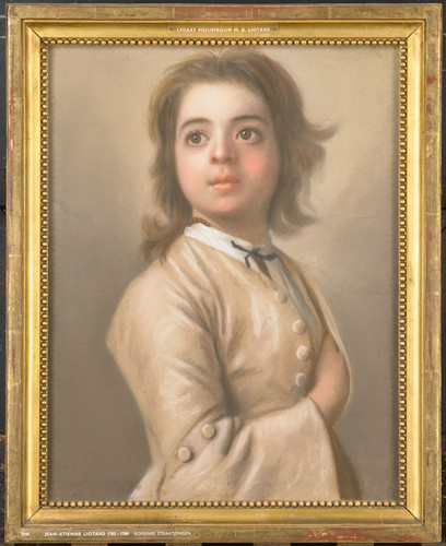 Liotard, Jean Etienne Портрет мальчика, 1740, 44 cm х 33,5 cm, Бумага, пастель