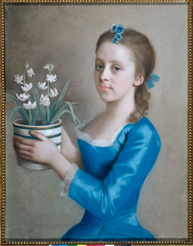 Liotard, Jean Etienne Портрет молодой девушки, вероятно Caroline Russell, дочери четвертого герцога 