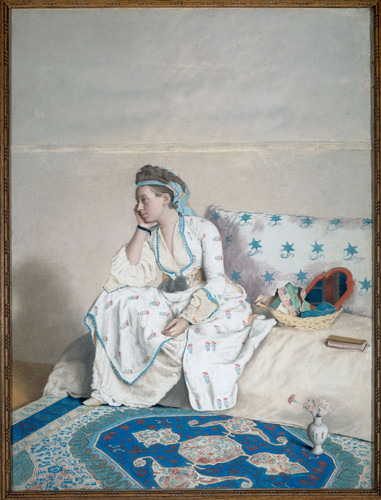 Liotard, Jean Etienne Портрет женщины в турецком костюме, возможно Mary Gunning, графини Ковентри, 1