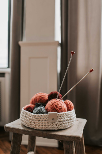 Handmade-Spinus cotton threads and needles