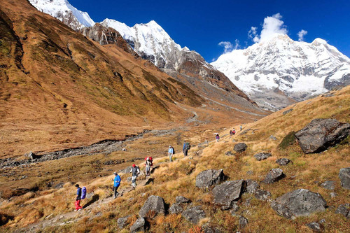 The Annapurna Circuit is a high-altitude trek through remote and difficult-to-access areas of Nepal.
https://adventurewhitehimalaya.com/trips/annapurna-circuit-trek/