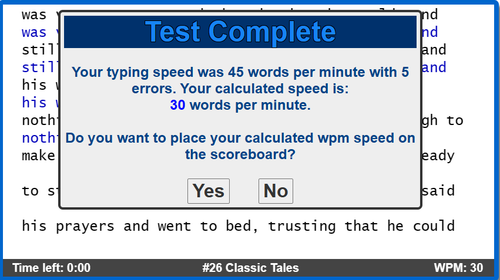 Typing test 01.2
