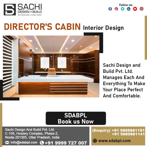 Director's Cabin Interior Design SDABPL