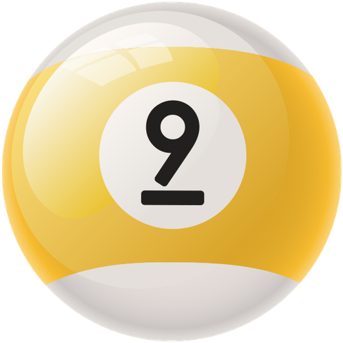 9 ball 9 ball pool number symbol text sphere transparent png 366669.png