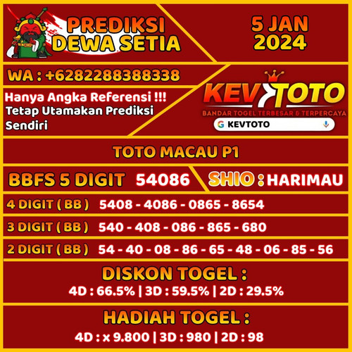 prediksi togel 4d toto macau p1 pools jumat 5 januari 2024.1
