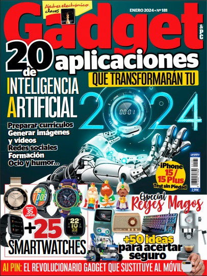 Gadget España Nro.181 - Enero 2024 (PDF) [Mega + Mediafire + FastUpload + Up-4ever + KF + RF]