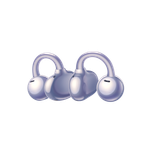 MKT 开放式耳机 Product Image 标准角度 HUAWEI FreeClip Dove HQ 流光紫 侧面打开耳机 1121 PNG