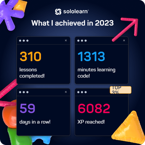 my sololearn stats.png