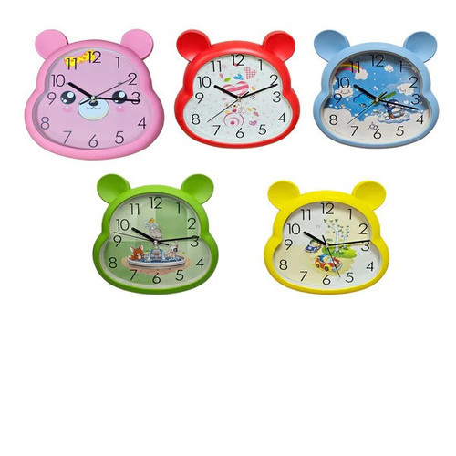 Cute Lovely Bear Kids Cartoon Bedside Clock.jpg