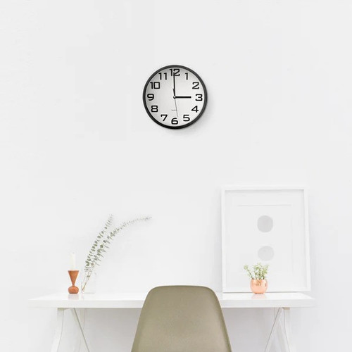 Round Wall Clock Without Ticking Noises Silent Clock.jpg