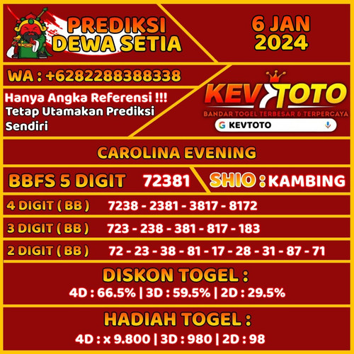 prediksi togel toto 4d carolina evening sabtu 6 januari 2024.jpg