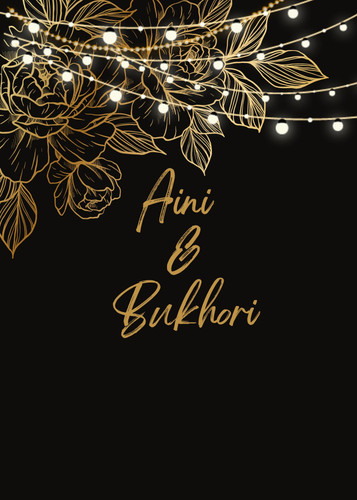Black and Gold Classy Modern Elegant Engagement Save the Date Wedding Invitation Card (1).jpg