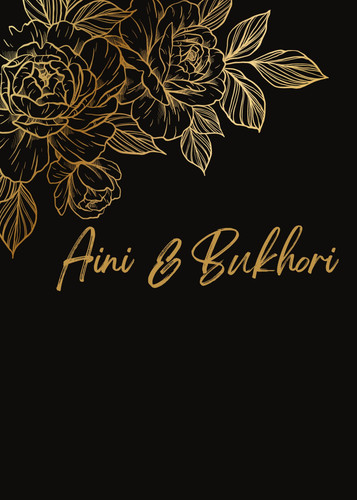Black and Gold Classy Modern Elegant Engagement Save the Date Wedding Invitation Card.jpg