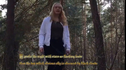The Heaven (The only thing I fight) Emanuela Rabinska na fotografii do klipu wideo.jpg