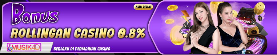 Musik4D Bonus Rollingan Casino 0,8%
