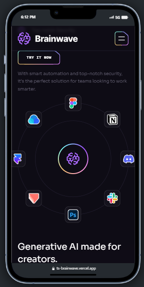 Brainwave - Modern UI/UX website