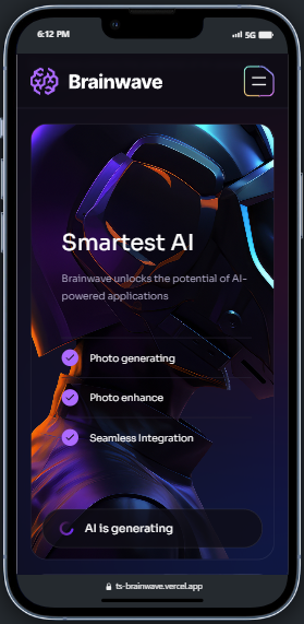 Brainwave - Modern UI/UX website