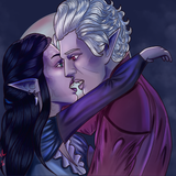 moonlit kiss