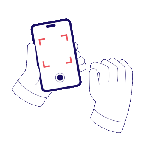 bendy fingerprint verification on phone screen.gif