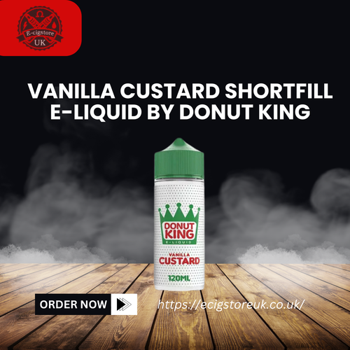 Vanilla Custard Shortfill E liquid by Donut King.png