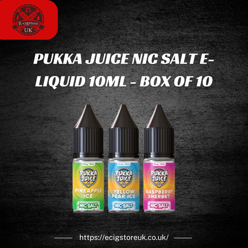 Pukka Juice Nic salt E liquid 10ml Box Of 10.png