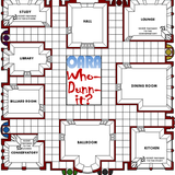 Who Dunn It game board blank