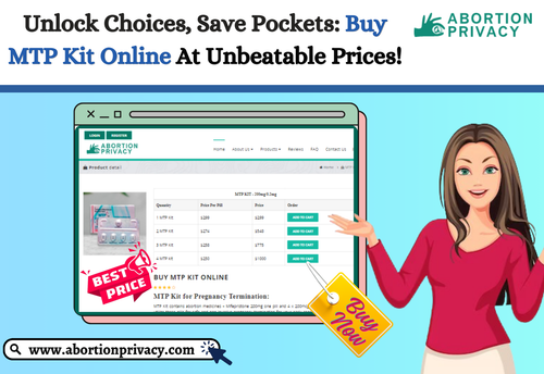 Buy MTP Kit online, a trusted and effective medical solution for ending early pregnancies in the comfort of your home. This all-in-one kit ensures privacy, safety, and simplicity, providing women with a reliable option for reproductive choices. Make informed decisions and take control of your reproductive health with the MTP Kit price which is affordable.