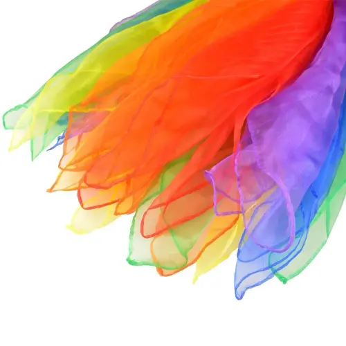 20pcs Gymnastics Scarves For Outdoor Game Toys Dancing And Juggling Towels Practical 10 Colors Candy.webp