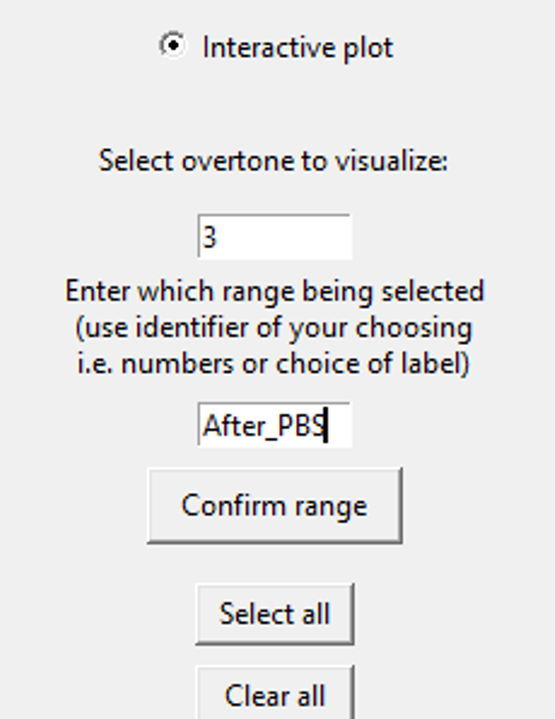 Figure 3.1 - UI prompting for interactive plot