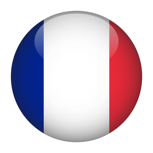 france 3d rounded flag with transparent background free png.png