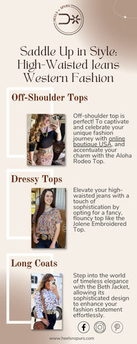 Saddle Up in Style High Waisted Jeans Western Fashion.png