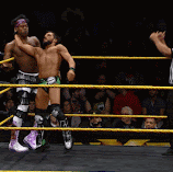 Snapmare + Basement Dropkick.gif