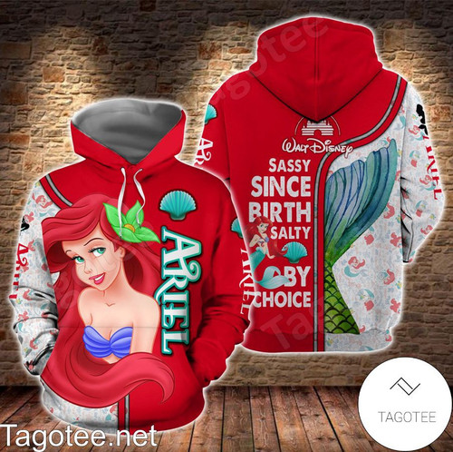 Ariel Sassy Since Birth Salty By Choice Shirt Tank Top And Leggings a.jpg