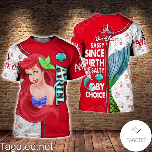 Ariel Sassy Since Birth Salty By Choice Shirt Tank Top And Leggings b.jpg