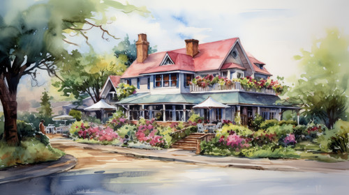 A watercolor painting of a quaint bed and breakfast inn 00065 00.jpg